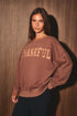 PLAID THANKFUL SWEATSHIRT