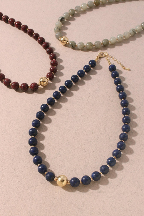 MARLOW BEADED NECKLACE