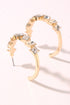 CRYSTAL HOOP EARRINGS