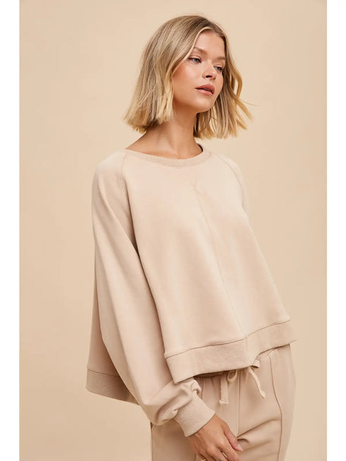 COTTON BLEND PULLOVER