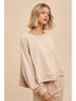 COTTON BLEND PULLOVER