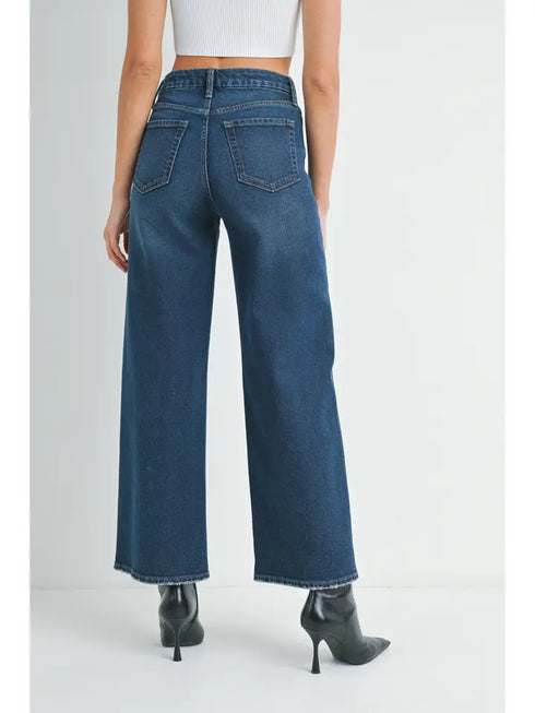 OVER THE BOOT WIDE LEG JEAN