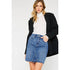 STONE WASH DENIM SKIRT