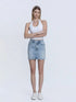 HIGH RISE DENIM SKIRT