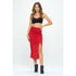FRONT KNOT SLIT SKIRT