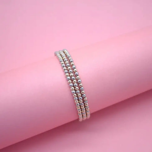 18K GOLD FILLED TWO TONE BRACELET