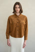 JANELLE SUEDE SHIRT JACKET