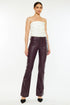 VEGAN LEATHER BOOTCUT PANT
