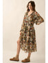 FLORAL CHIFFON DRESS