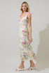 SOMMERSET FLORAL EYELET DRESS