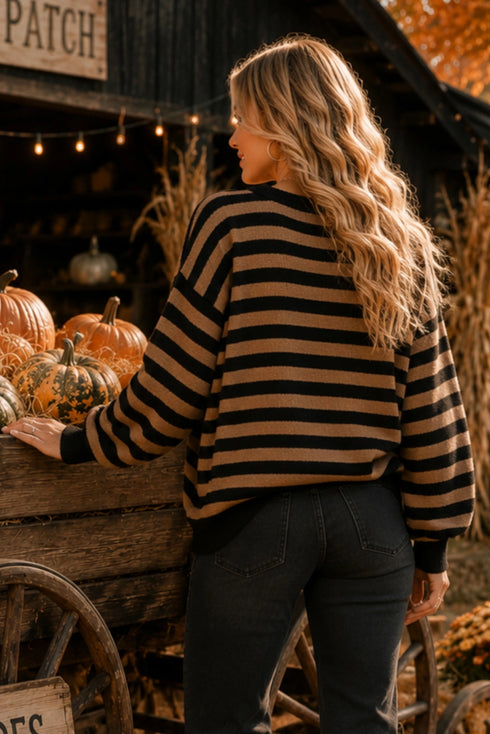 PUMPKIN SCRIPT SWEATER