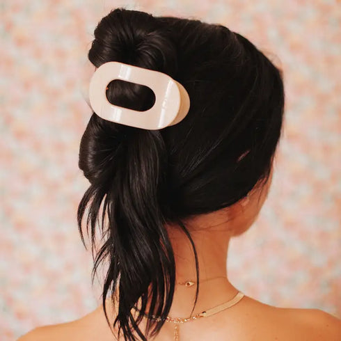TELETIES MEDIUM FLAT ROUND CLIP
