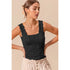 FLORAL JACQUARD SEAMLESS TOP