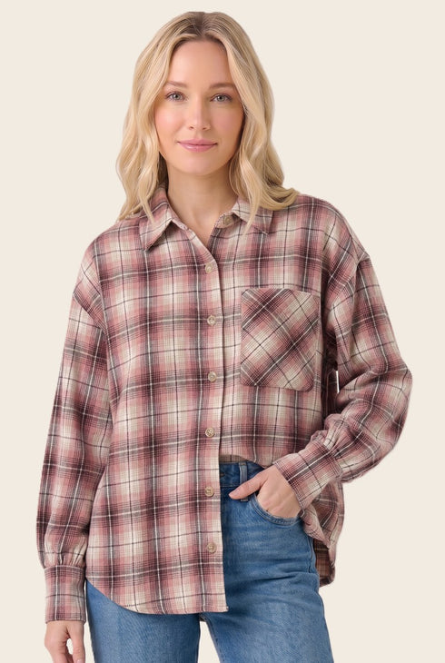 DOLLY PLAID BOTTON DOWN