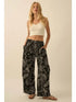 WOVEN FLORAL PANT