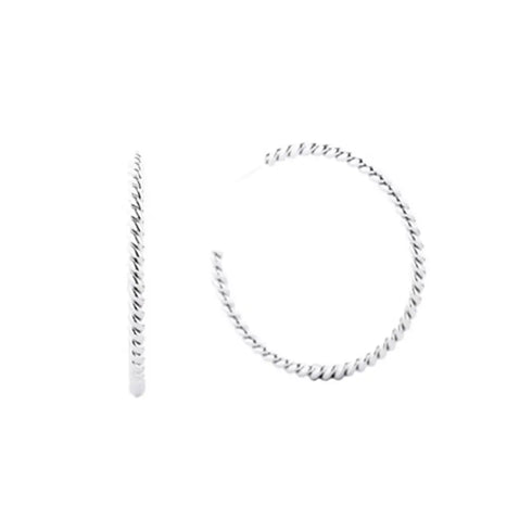 14K DIPPED TWIST HOOP
