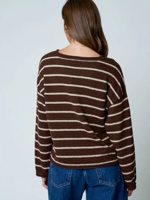 MARTA STRIPE SWEATER