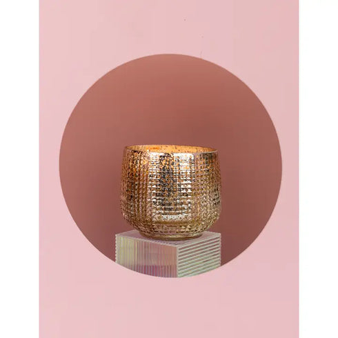 SWEET GRACE GOLD TEXTURED CANDLE