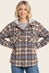 TERRY HOODED PLUSH SHACKET