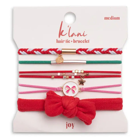 HOLIDAY HAIR TIE BRACELETS