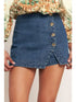DETAIL DENIM SKORT