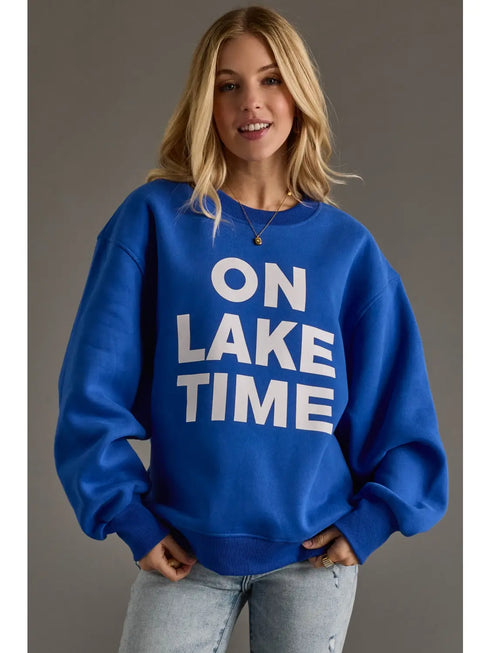 ON LAKE TIME SWEATSHIRT