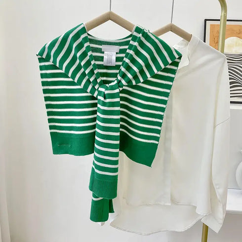 PREPPY SWEATER WRAP
