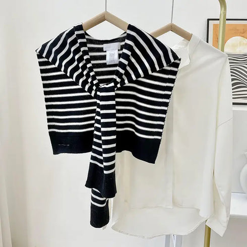 PREPPY SWEATER WRAP