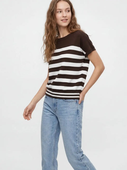 ANIKA STRIPE CHIC TOP