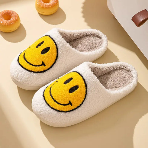 SMILEY FACE SLIPPERS