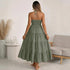HALTER V MAXI DRESS