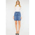 STONE WASH DENIM SKIRT