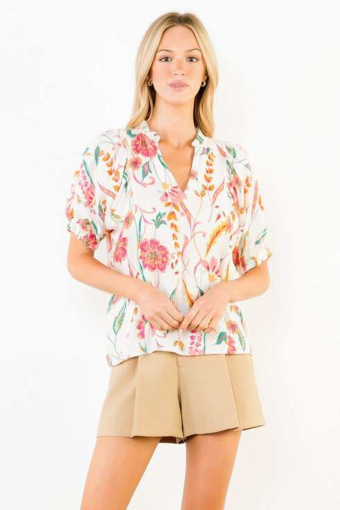 JAMIE FLORAL PRINT TOP