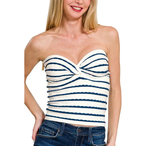 HAILEY SWEATER TUBE TOP