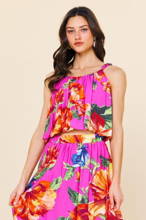 BRAIDED STRAP TROPIC TOP