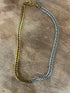 TWO TONE CHUNKY NECKLACE