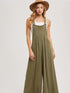 FLOWY WIDE LEG OVERALLS