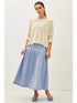 BREEZY BOATNECK SWEATER TOP