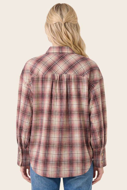 DOLLY PLAID BOTTON DOWN