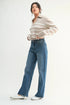 HIGH RISE FULL LENGTH STRAIGHT DENIM