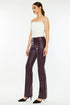 VEGAN LEATHER BOOTCUT PANT