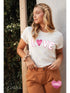 LOVE FOIL GRAPHIC TEE