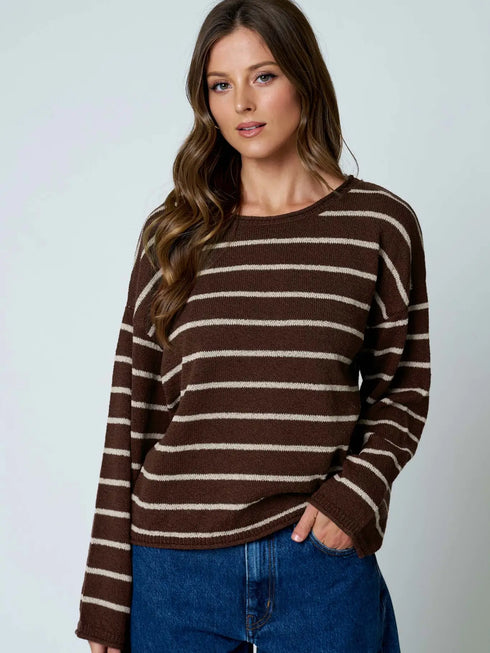 MARTA STRIPE SWEATER