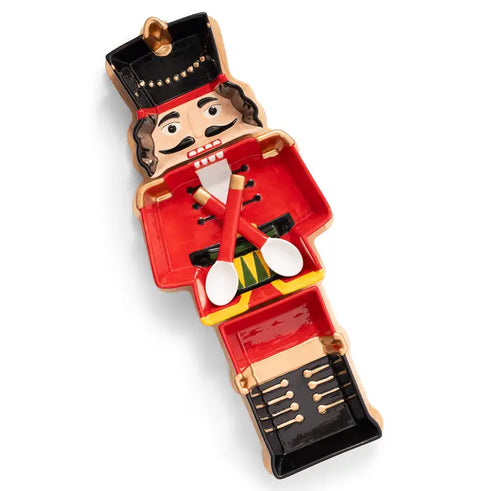 NUTCRACKER PLATE WITH WOOD BOARD