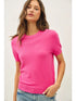 BASIC SHORTSLEEVE SWEATER