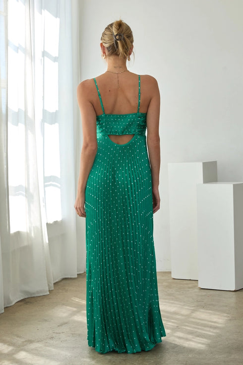 POLKA DOT MAXI DRESS