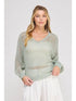 METALLIC SUMMER SWEATER