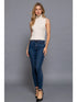 SLEEVELESS NECK SWEATER TOP