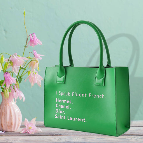 I SPEAK FRENCH TOTE