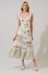 SOMMERSET FLORAL EYELET DRESS